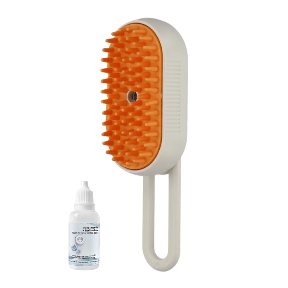 Zoomie Steam Brush | 3-in-1 Grooming Spa