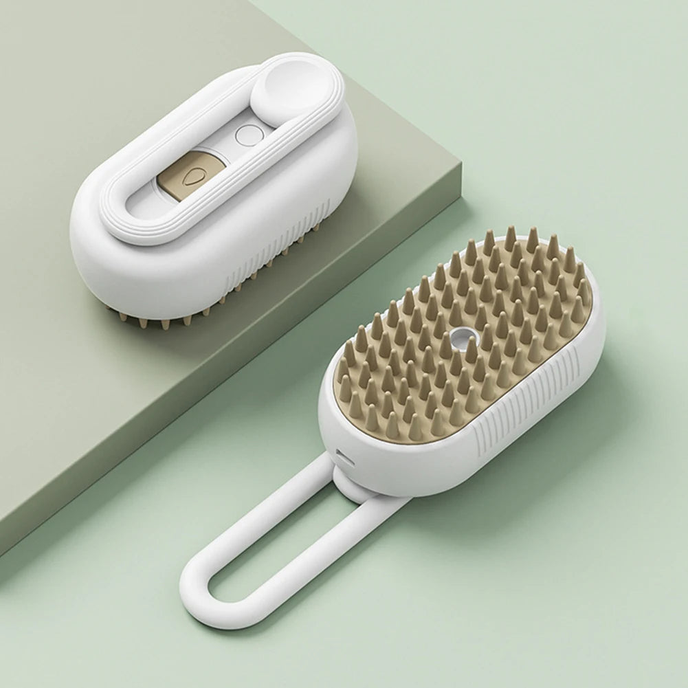 Zoomie Steam Brush | 3-in-1 Grooming Spa