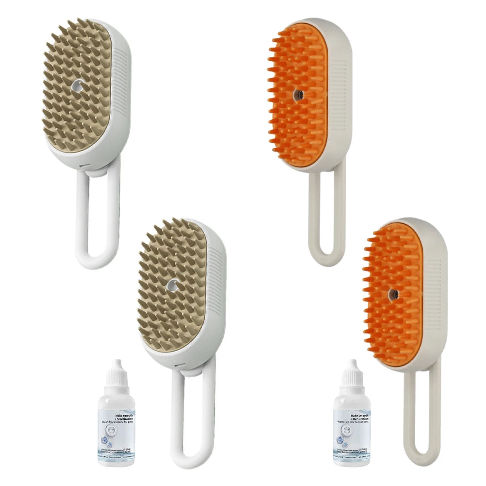 Zoomie Steam Brush | 3-in-1 Grooming Spa