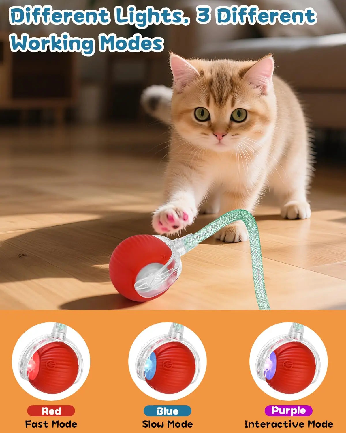 Zoomie Smart Ball | Interactive Cat Toy