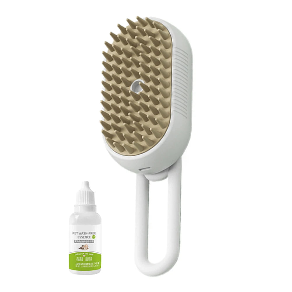 Zoomie Steam Brush | 3-in-1 Grooming Spa