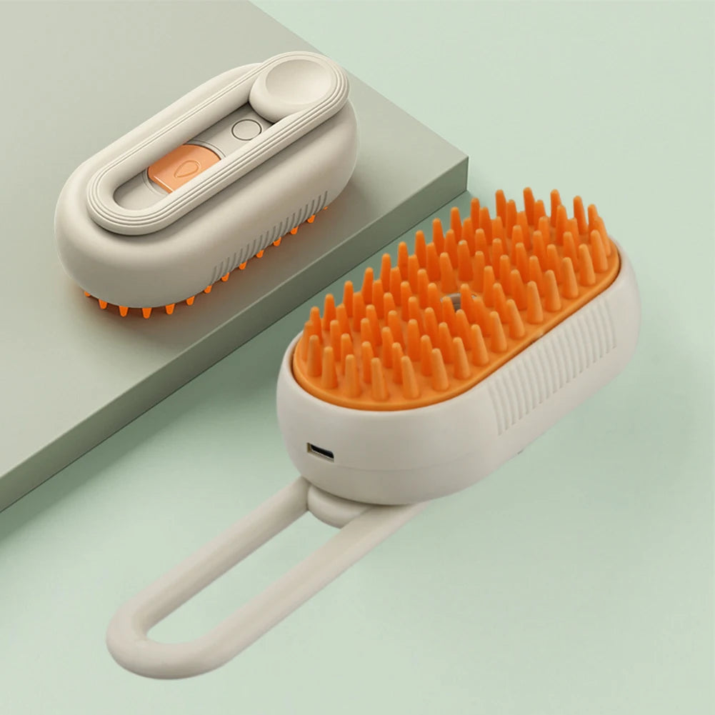 Zoomie Steam Brush | 3-in-1 Grooming Spa