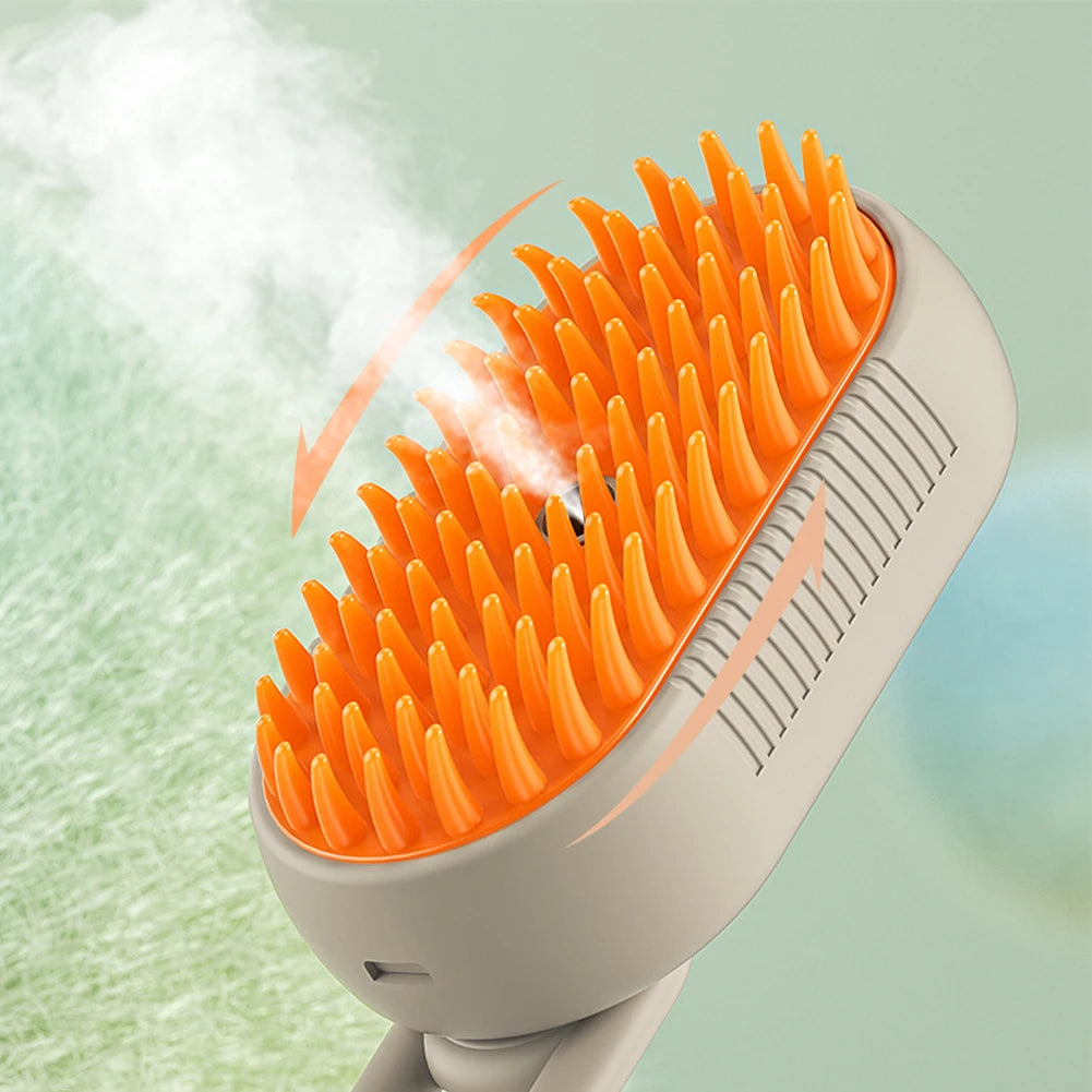 Zoomie Steam Brush | 3-in-1 Grooming Spa