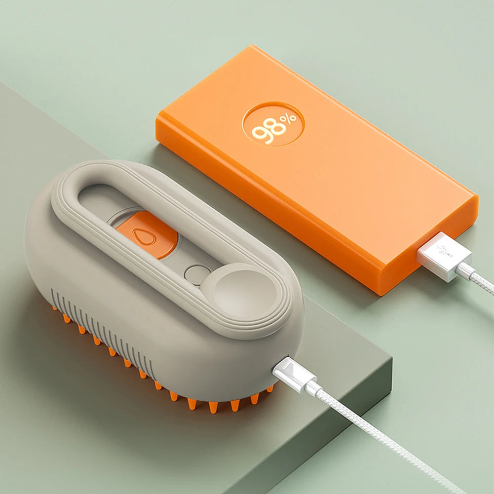 Zoomie Steam Brush | 3-in-1 Grooming Spa